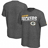 Green Bay Packers Nike Sideline Line of Scrimmage Legend Performance T-Shirt Heathered Gray,baseball caps,new era cap wholesale,wholesale hats